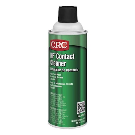 Contact Cleaner, Aerosol Spray Can, 11 oz, Liquid