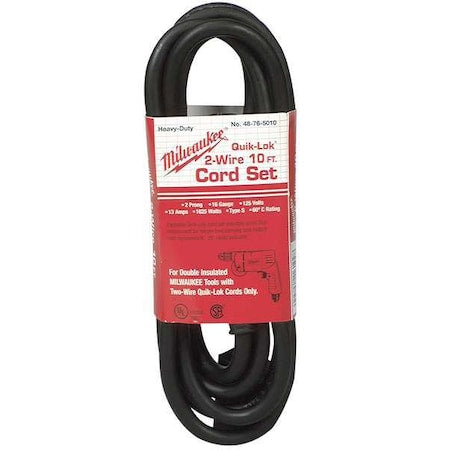 10' 2-Wire QUIK-LOK Cord