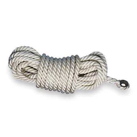 Replacement Rope, 25 ft, 310 lb Weight Capacity, White