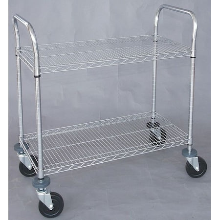 Wire High Cart,Heavy Duty,24x48x39 In