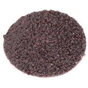 Quick-Change Sanding Disc, TR, 2 in Dia, Aluminum Oxide, 24 Grit, YF, Coated, 361F, 50 PK
