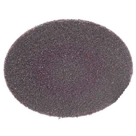 Quick-Change Sanding Disc, TR, 2 in Dia, Aluminum Oxide, 80 Grit, YF, Coated, 361F, 50 PK