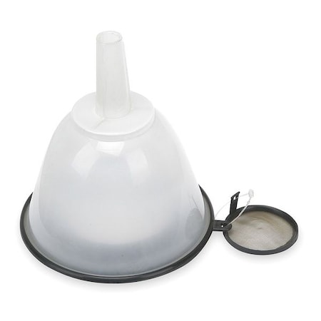 Utility Funnel with Screen,5 In. Dia.