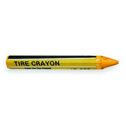 Tire Marking Crayon,1/2W x 4-5/8"L,Ylw