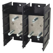Power Distribution Block, Open, 2 Pole, 400 A Copper, 600 V AC/DC