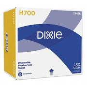 Disposable Towels Hydroentangled Fiber 12" x 24", White, 150 Sheets/PK