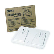 Multi-Plate 8"H x 10-3/4"W, Wipe Dispenser, White