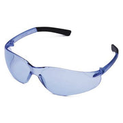 Safety Glasses, Wasko Series, Anti-Scratch Lens, Polycarbonate, Frameless, Wraparound, Light Blue