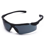 Enticer, Safety Glasses, Anti-Scratch, Gray Lens, Black Frame, Frameless