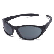 Freeze II, Safety Glasses, Anti-Scratch, Gray Lens, Black Frame, Full-Frame