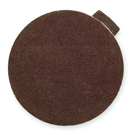PSA Sanding Disc,AlO,Cloth,8in,100 Grit