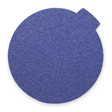 PSA Sanding Disc, ZircAlO, Cloth, 12in, 80G