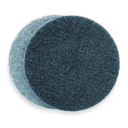 Hook-and-Loop Surface Conditioning Disc, 7" Dia, No Hole, Aluminum Oxide, Not Applicable Grit, ZK