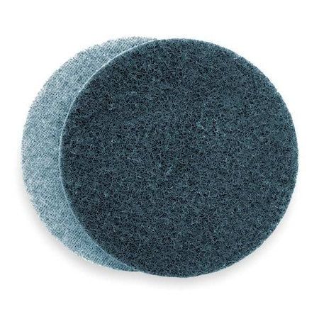Hook-and-Loop Surface Conditioning Disc, 7" Dia, No Hole, Aluminum Oxide, Not Applicable Grit, ZK