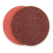 Hook-and-Loop Surface Conditioning Disc, 4" Dia, No Hole, Aluminum Oxide, Not Applicable Grit, ZK