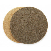 Hook-and-Loop Surface Conditioning Disc, 6 in Dia, No Hole, Aluminum Oxide, Non-Woven Type, ZK