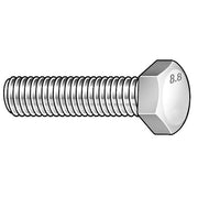 Class 8.8, M14-1.50 Hex Head Cap Screw, Zinc Plated Steel, 50 mm L, 5 PK