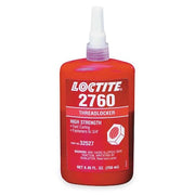 Threadlocker, LOCTITE 2760, Red, High Strength, Liquid, 250 mL Bottle