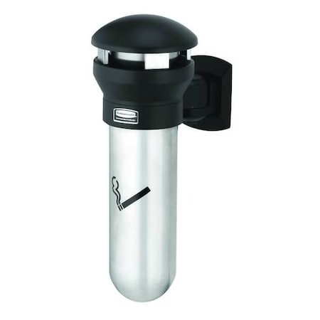 Infinity Cigarette Receptacle, 19/32 gal., Silver