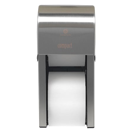 Toilet Paper Dispr, Coreless, 13-1/2 In. H, Length: 6.5