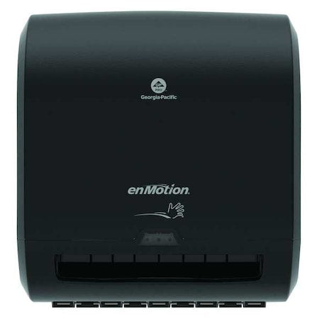 enMotion 8 in Automated Touchless Paper Towel Dispenser, Motion Activated, Wall Mount, Black