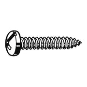 Sheet Metal Screw, #12 x 2 in, Zinc Plated Steel Pan Head Combination Phillips/Slotted Drive