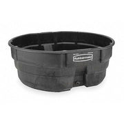 Stock Tank, L 63 1/4, W 69, Cap 300 gal., Black