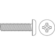 Sheet Metal Screw, #6 x 7/8 in, Zinc Plated Steel Pan Head Phillips Drive, 100 PK