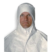 Tyvek Isoclean Cleanroom Hood,White,Ties,PK100