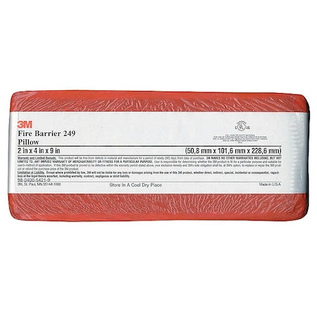 Fire Barrier Pillow,9 In. L,4 In. W