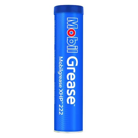 Mobil Grease Multipurpose Grease Cartridge, XHP 222, Lithium Complex, 13.7 oz, Blue
