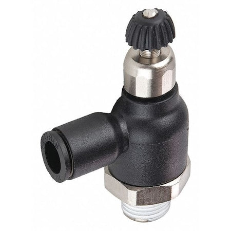 Compact Flow Control,10mm Tube,1/4 In