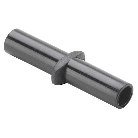 Push-Fit Union Fitting, Fiberglass-Reinforced Nylon, Black, 10 PK