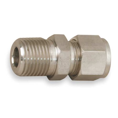 1/4" x 1/2" A-LOK x MNPT SS Male Connector