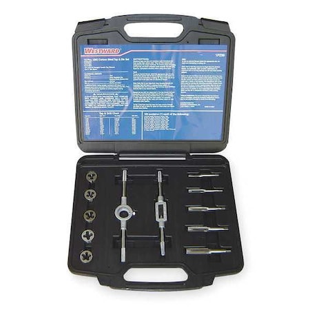 Tap/Die Set,12 Pieces