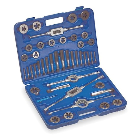 Tap/Die Set,45 PC,HSS