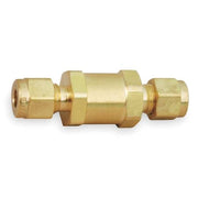 3/8" A-LOK(R) Brass Instrumentation Check Valve