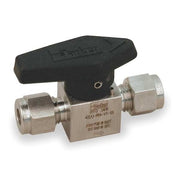 Rotary Plug Valve,1/4 In,316 SS,1/4 Turn