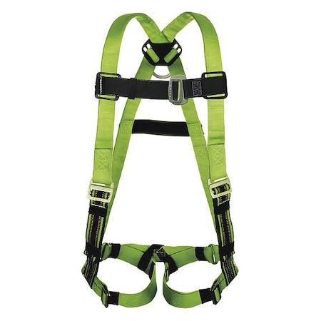 Duraflex Python(R) Full Body Harness, L/XL, 400 lb., Mating Chest/ Tongue Leg Straps