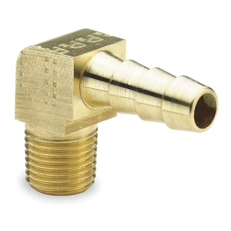 Hose Barb,1/2 In Barb,1/2 In MNPT,Brass