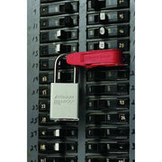 Grip Tight Circuit Breaker Lockout, Standard Single and Double Toggles, Clamp-On, Red