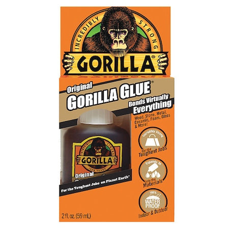 All Purpose Glue, Tan, 24 hr Full Cure, 2 oz, Bottle
