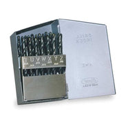 26PC 118 Degree General Purpose Jobber Length Drill Set Cle-Line 1899 Steam Oxide HSS RHS/RHC A-Z