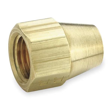 Short Nut,45deg,Brass,Tube,3/4 In.,PK10