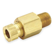 1/8" Compression x MNPT Brass Connector 10PK