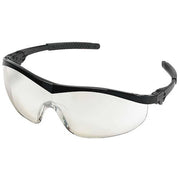Thunder, Safety Glasses, Anti-Scratch, Gray Mirror Lens, Black Frame, Half-Frame