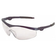 Thunder, Safety Glasses, Anti-Scratch, Clear Lens, Blue Frame, Half-Frame