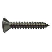 Sheet Metal Screw, #8 x 1 in, Plain 18-8 Stainless Steel Oval Head Phillips Drive, 100 PK