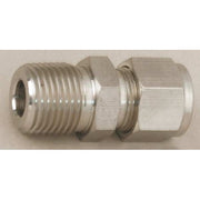Strt, Steel, Comp. 1/2 in, MNPT 1/4 in