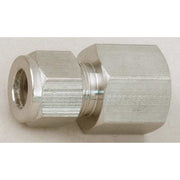 Strt, Steel, Comp. 3/8 in, FNPT 3/8 in